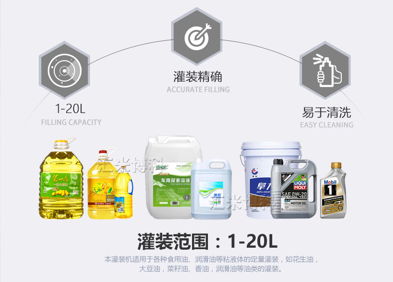 半自動油脂灌裝機灌裝范圍